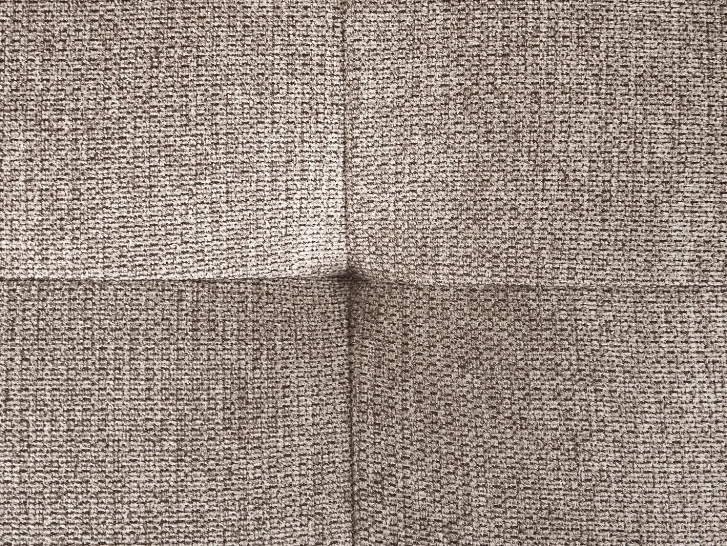 Discount Sofa dla 2 osób HALBA Beżowoszary Sofy Tapicerowane|Sofy Dwuosobowe