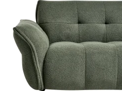 Best Sofa dla 2 osób HALBA Boucle Zielony Sofy Tapicerowane|Sofy Dwuosobowe