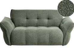 Best Sofa dla 2 osób HALBA Boucle Zielony Sofy Tapicerowane|Sofy Dwuosobowe