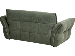 Best Sofa dla 2 osób HALBA Boucle Zielony Sofy Tapicerowane|Sofy Dwuosobowe