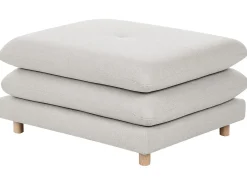 New Sofa dla 2 osób HEDEN Beżowy z otomaną Sofy Tapicerowane|Sofy Dwuosobowe