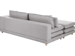 Clearance Sofa dla 2 osób HEDEN Szary z otomaną Sofy Tapicerowane|Sofy Dwuosobowe