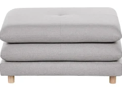 Clearance Sofa dla 2 osób HEDEN Szary z otomaną Sofy Tapicerowane|Sofy Dwuosobowe