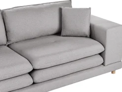 Hot Sofa dla 2 osób HEDEN Szary Z poduszką Sofy Tapicerowane|Sofy Dwuosobowe