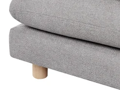 Hot Sofa dla 2 osób HEDEN Szary Z poduszką Sofy Tapicerowane|Sofy Dwuosobowe