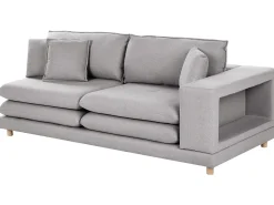 Hot Sofa dla 2 osób HEDEN Szary Z poduszką Sofy Tapicerowane|Sofy Dwuosobowe