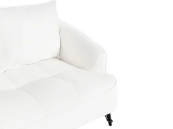 Hot Sofa dla 2 osób HOBRO Boucle Biały Sofy Tapicerowane|Sofy Dwuosobowe