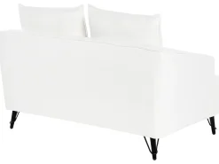 Hot Sofa dla 2 osób HOBRO Boucle Biały Sofy Tapicerowane|Sofy Dwuosobowe