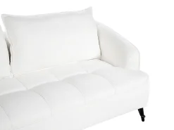 Online Sofa dla 3 osób HOBRO Boucle Biały Sofy Tapicerowane|Kolekcje Sof