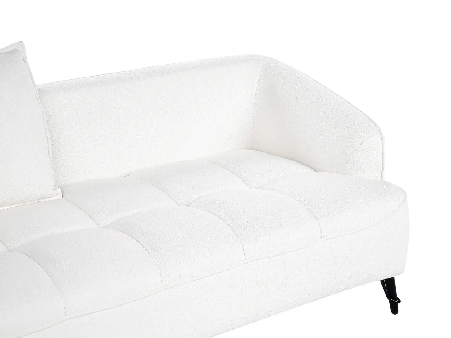 Online Sofa dla 3 osób HOBRO Boucle Biały Sofy Tapicerowane|Kolekcje Sof