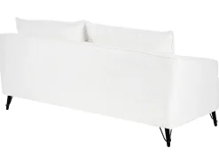 Online Sofa dla 3 osób HOBRO Boucle Biały Sofy Tapicerowane|Kolekcje Sof