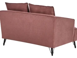 New Sofa dla 2 osób HOBRO Burgundowy Sofy Tapicerowane|Sofy Dwuosobowe