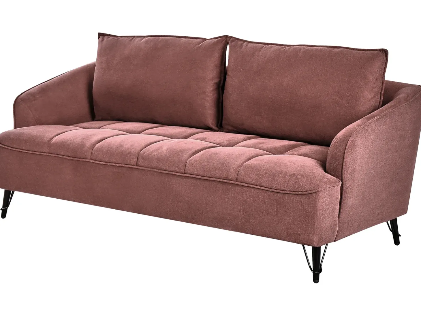Discount Sofa dla 3 osób HOBRO Burgundowy Sofy Tapicerowane|Kolekcje Sof