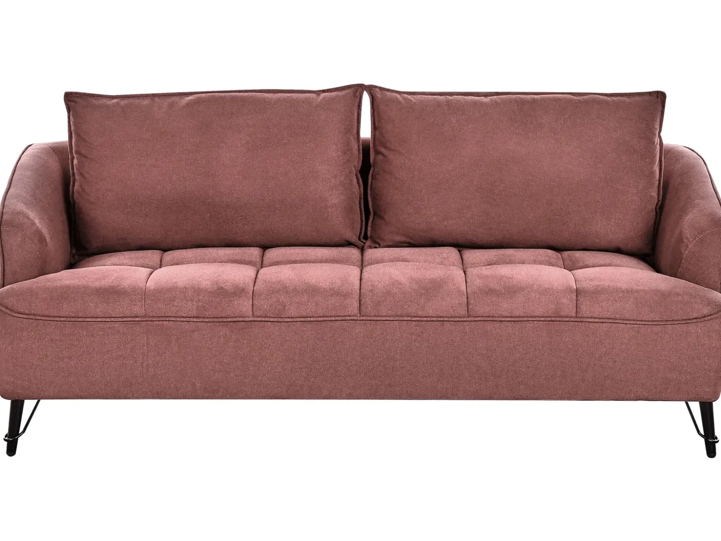 Discount Sofa dla 3 osób HOBRO Burgundowy Sofy Tapicerowane|Kolekcje Sof