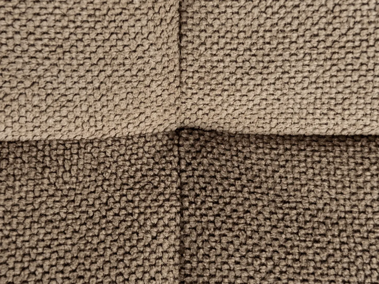 Sale Sofa dla 2 osób HOBRO Jasnobrązowy Sofy Tapicerowane|Sofy Dwuosobowe