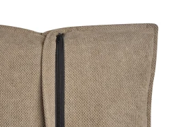 Sale Sofa dla 2 osób HOBRO Jasnobrązowy Sofy Tapicerowane|Sofy Dwuosobowe