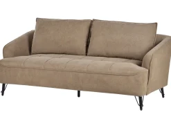 Best Sofa dla 3 osób HOBRO Jasnobrązowy Sofy Tapicerowane|Kolekcje Sof