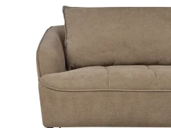 Best Sofa dla 3 osób HOBRO Jasnobrązowy Sofy Tapicerowane|Kolekcje Sof