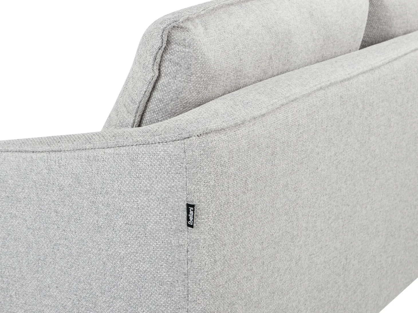 Outlet Sofa dla 2 osób HOBRO Jasnoszary Sofy Tapicerowane|Sofy Dwuosobowe