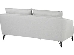 Hot Sofa dla 3 osób HOBRO Jasnoszary Sofy Tapicerowane|Kolekcje Sof