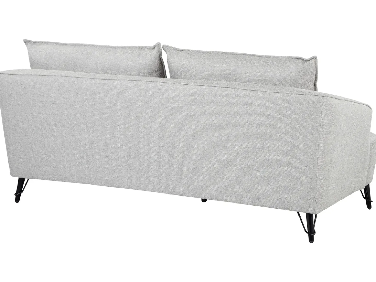 Hot Sofa dla 3 osób HOBRO Jasnoszary Sofy Tapicerowane|Kolekcje Sof