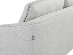 Hot Sofa dla 3 osób HOBRO Jasnoszary Sofy Tapicerowane|Kolekcje Sof