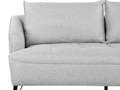 Hot Sofa dla 3 osób HOBRO Jasnoszary Sofy Tapicerowane|Kolekcje Sof