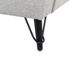 Hot Sofa dla 3 osób HOBRO Jasnoszary Sofy Tapicerowane|Kolekcje Sof