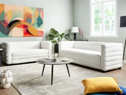 New Sofa dla 3 osób HOFN Boucle Złamana biel Sofy Tapicerowane|Kolekcje Sof