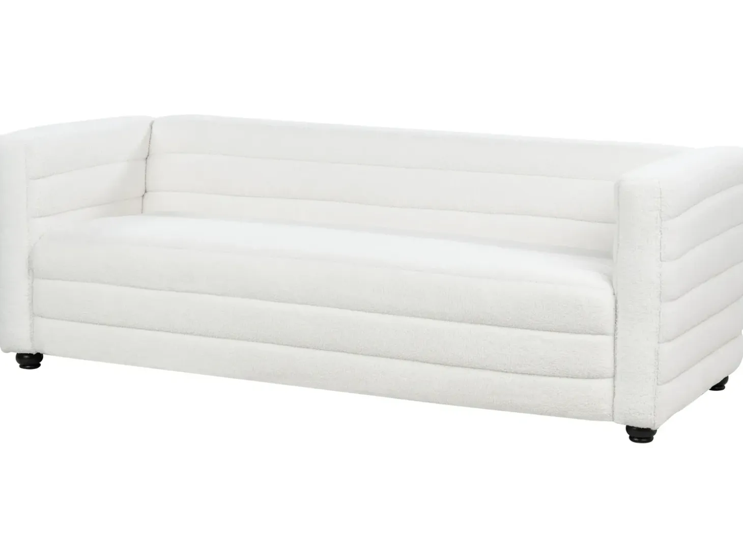 New Sofa dla 3 osób HOFN Boucle Złamana biel Sofy Tapicerowane|Kolekcje Sof