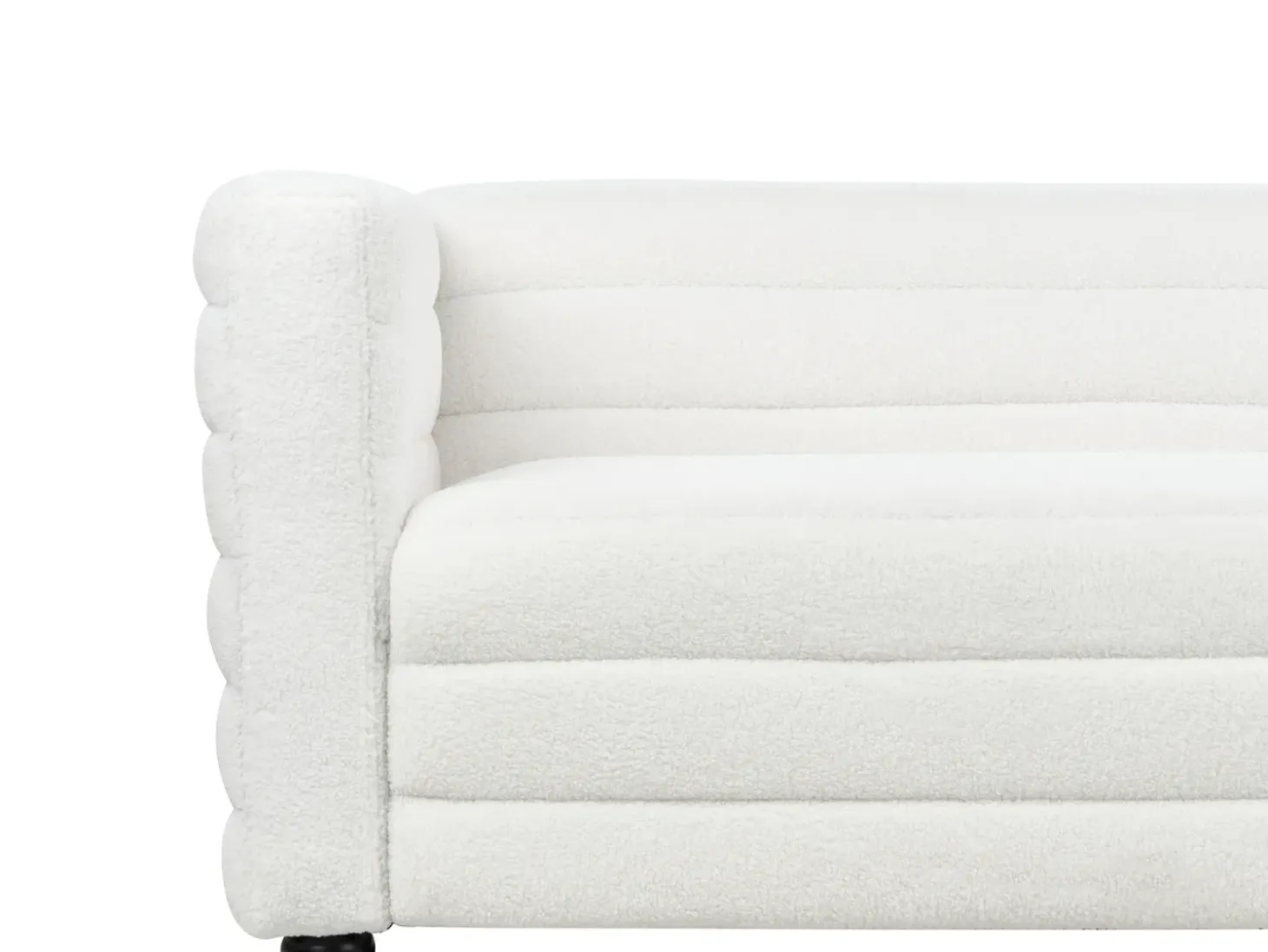 New Sofa dla 3 osób HOFN Boucle Złamana biel Sofy Tapicerowane|Kolekcje Sof