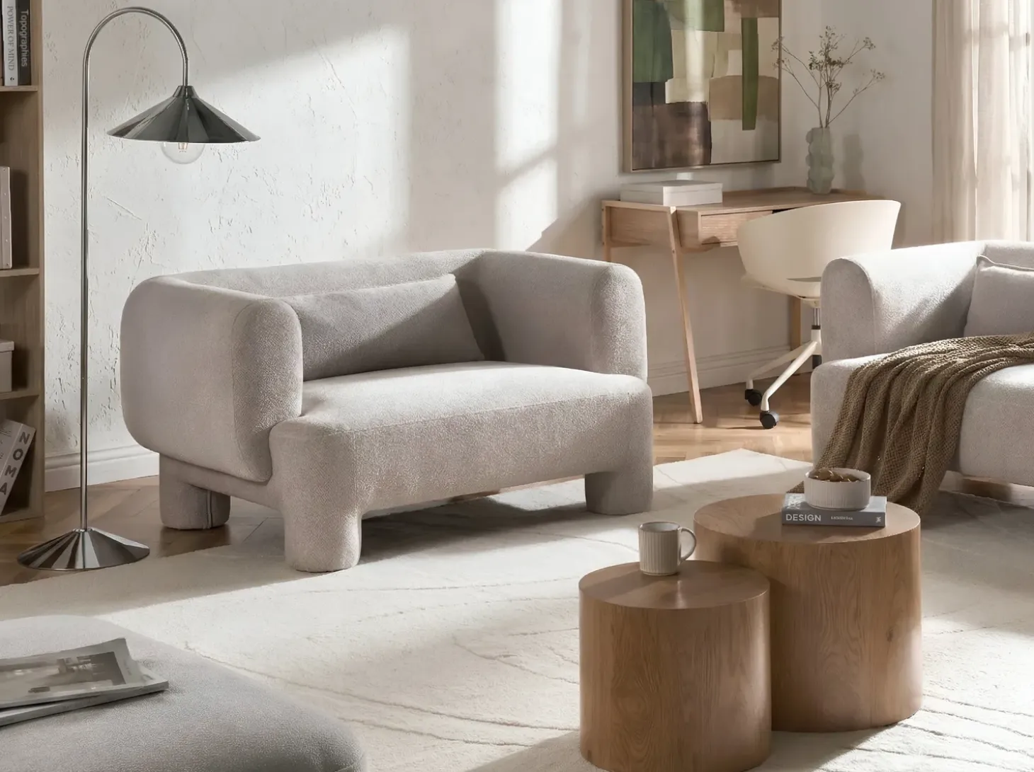 Sofa dla 2 osób HOGBO Sofy Tapicerowane|Sofy Dwuosobowe