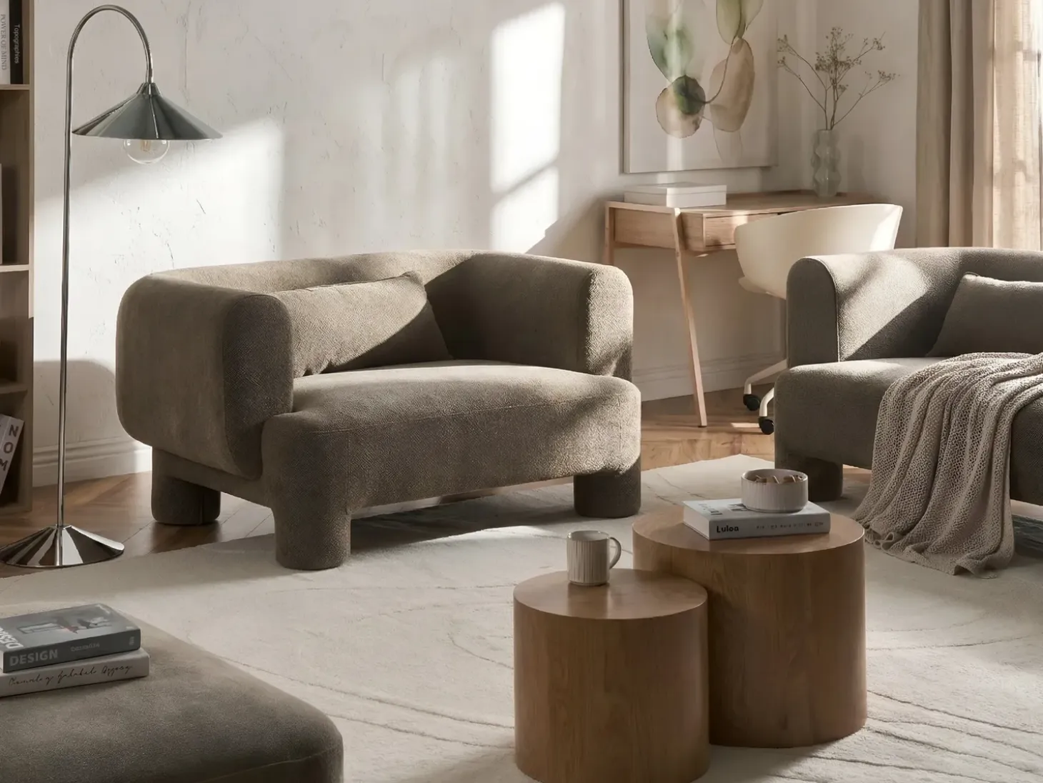Sale Sofa dla 2 osób HOGBO Sofy Tapicerowane|Sofy Dwuosobowe