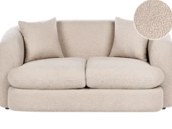 Discount Sofa dla 2 osób HUSBY Boucle Sofy Tapicerowane|Sofy Dwuosobowe