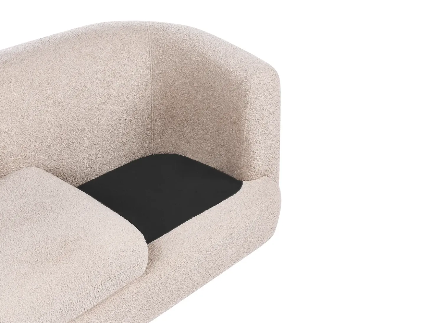 Discount Sofa dla 2 osób HUSBY Boucle Sofy Tapicerowane|Sofy Dwuosobowe