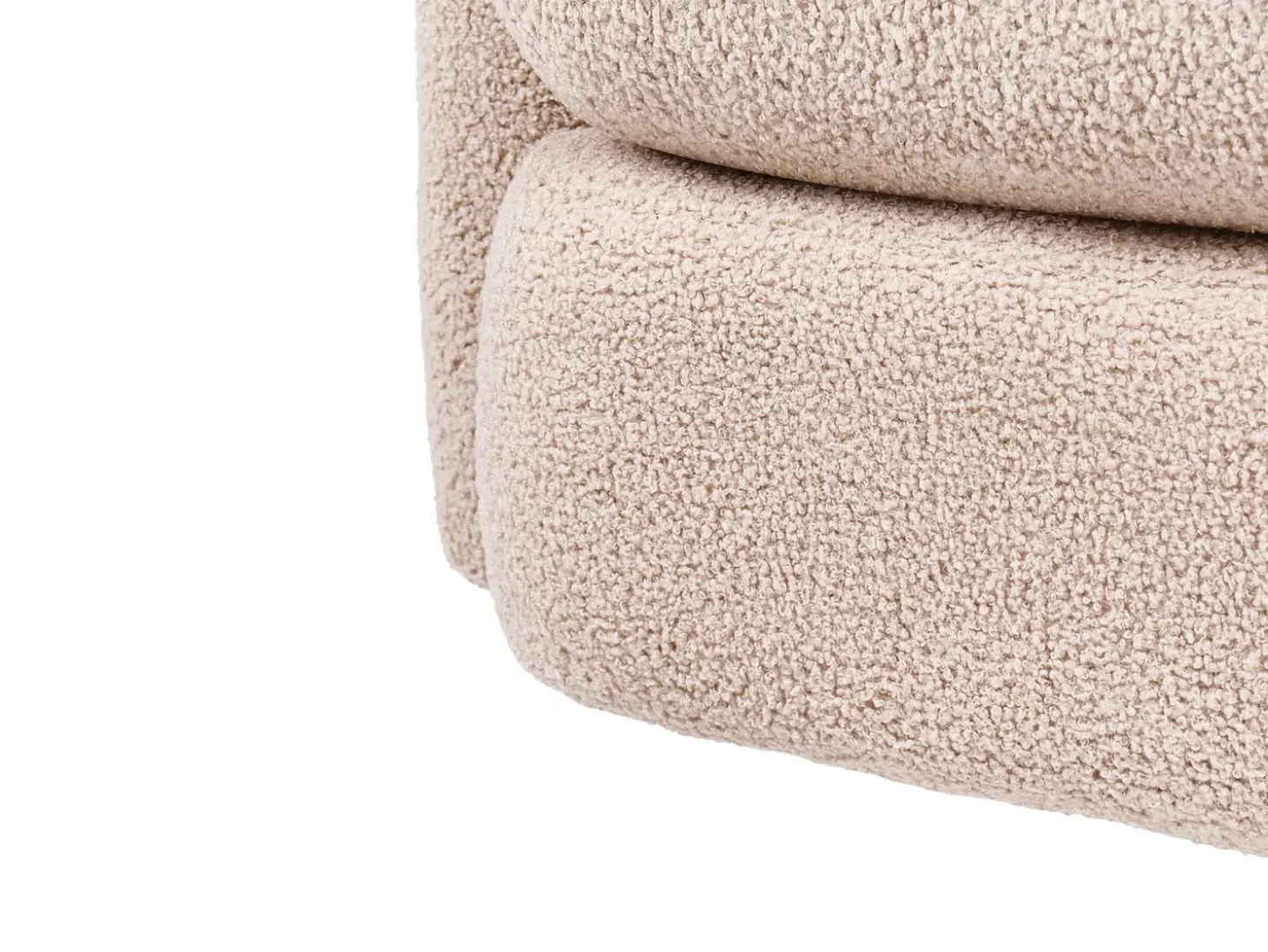 Discount Sofa dla 2 osób HUSBY Boucle Sofy Tapicerowane|Sofy Dwuosobowe