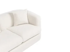 Sofa dla 2 osób HUSBY Boucle Złamana biel Sofy Tapicerowane|Sofy Dwuosobowe