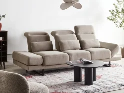 Outlet Sofa dla 3 osób IKAST Beżowoszary Sofy Tapicerowane|Kolekcje Sof