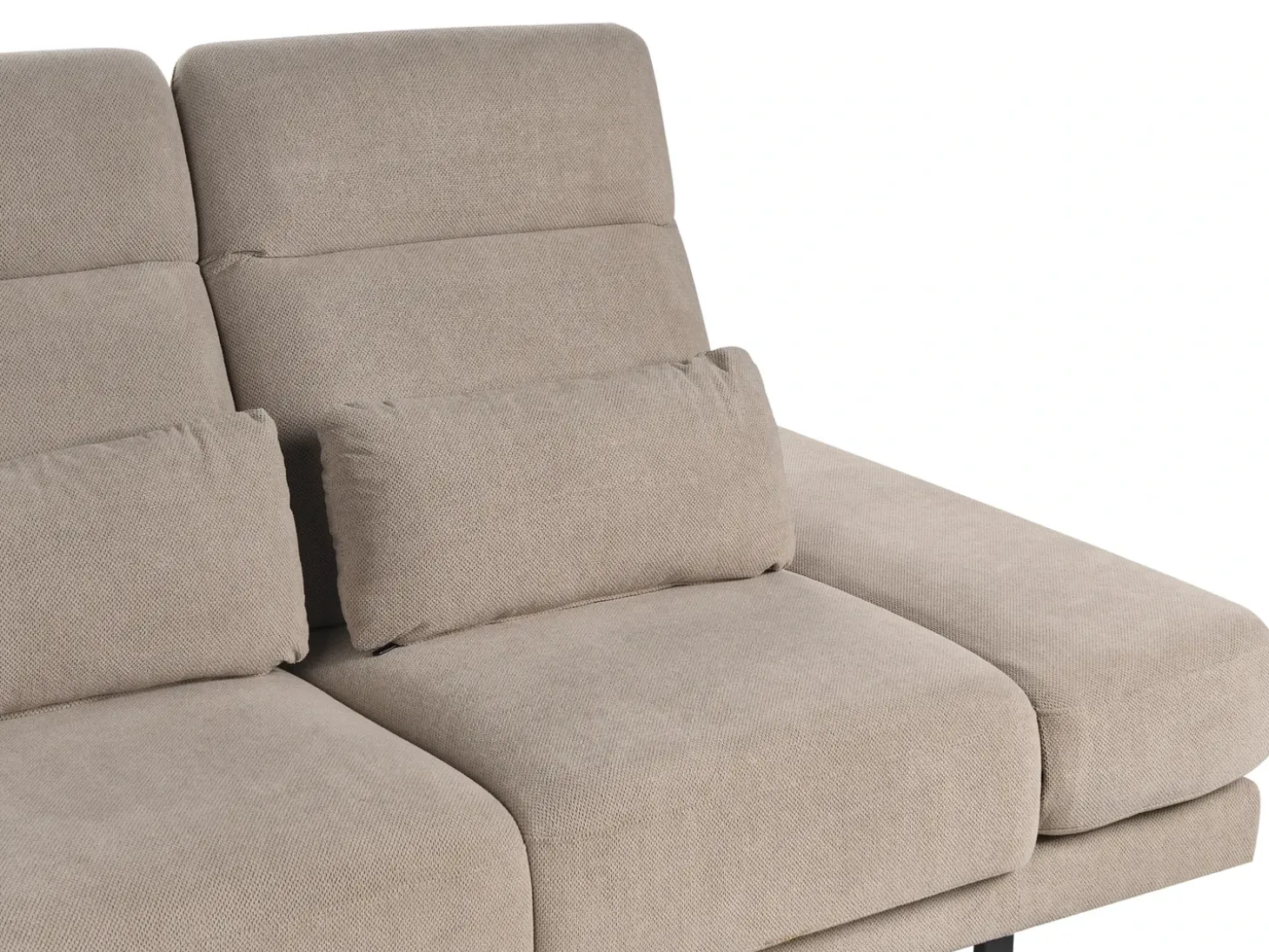 Outlet Sofa dla 3 osób IKAST Beżowoszary Sofy Tapicerowane|Kolekcje Sof