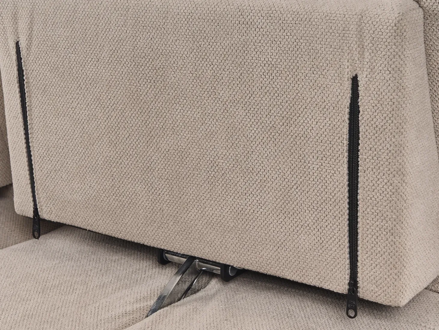 Outlet Sofa dla 3 osób IKAST Beżowoszary Sofy Tapicerowane|Kolekcje Sof
