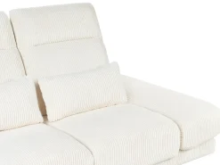 New Sofa dla 3 osób IKAST Sztruks Jasnobeżowy Sofy Tapicerowane|Kolekcje Sof