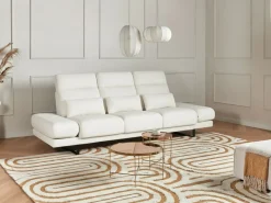 Best Sofa dla 3 osób IKAST Złamana biel Sofy Tapicerowane|Kolekcje Sof