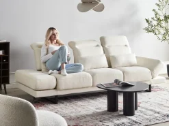 Best Sofa dla 3 osób IKAST Złamana biel Sofy Tapicerowane|Kolekcje Sof