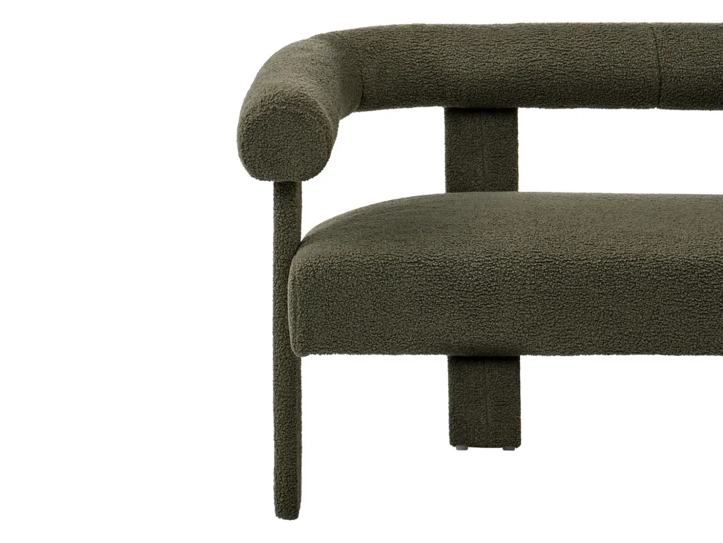 Sale Sofa dla 2 osób ILBRO Boucle Ciemno Sofy Tapicerowane|Sofy Dwuosobowe