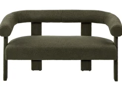 Sale Sofa dla 2 osób ILBRO Boucle Ciemno Sofy Tapicerowane|Sofy Dwuosobowe