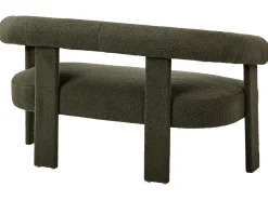 Sale Sofa dla 2 osób ILBRO Boucle Ciemno Sofy Tapicerowane|Sofy Dwuosobowe