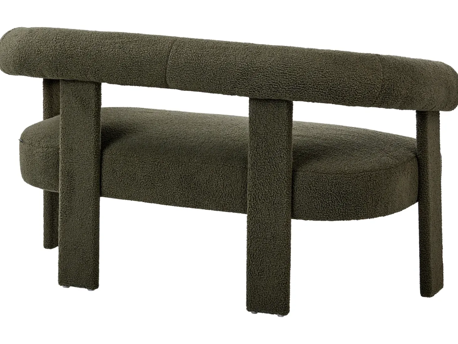 Sale Sofa dla 2 osób ILBRO Boucle Ciemno Sofy Tapicerowane|Sofy Dwuosobowe