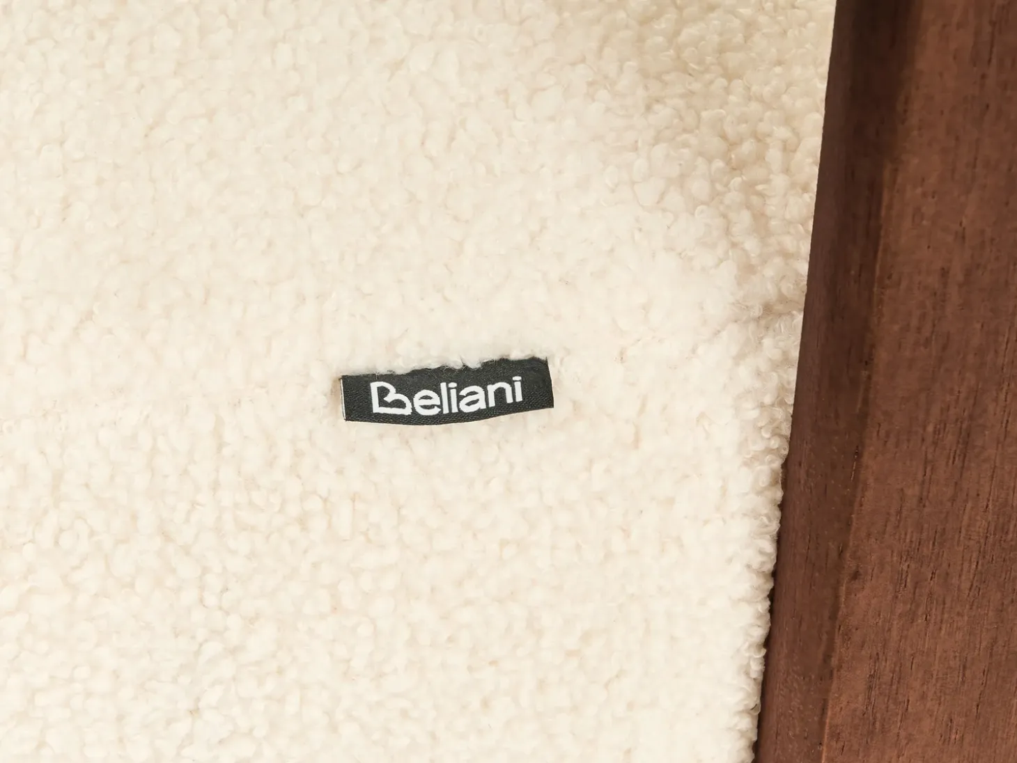 New Sofa dla 2 osób ILBRO Boucle Złamana biel/ ciemny brąz Sofy Tapicerowane|Sofy Dwuosobowe