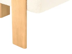 Outlet Sofa dla 2 osób ILBRO Boucle Złamana biel/ jasny brąz Sofy Tapicerowane|Sofy Dwuosobowe