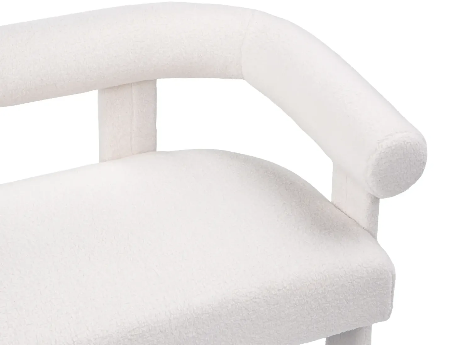 Online Sofa dla 2 osób ILBRO Boucle Złamana biel Sofy Tapicerowane|Sofy Dwuosobowe